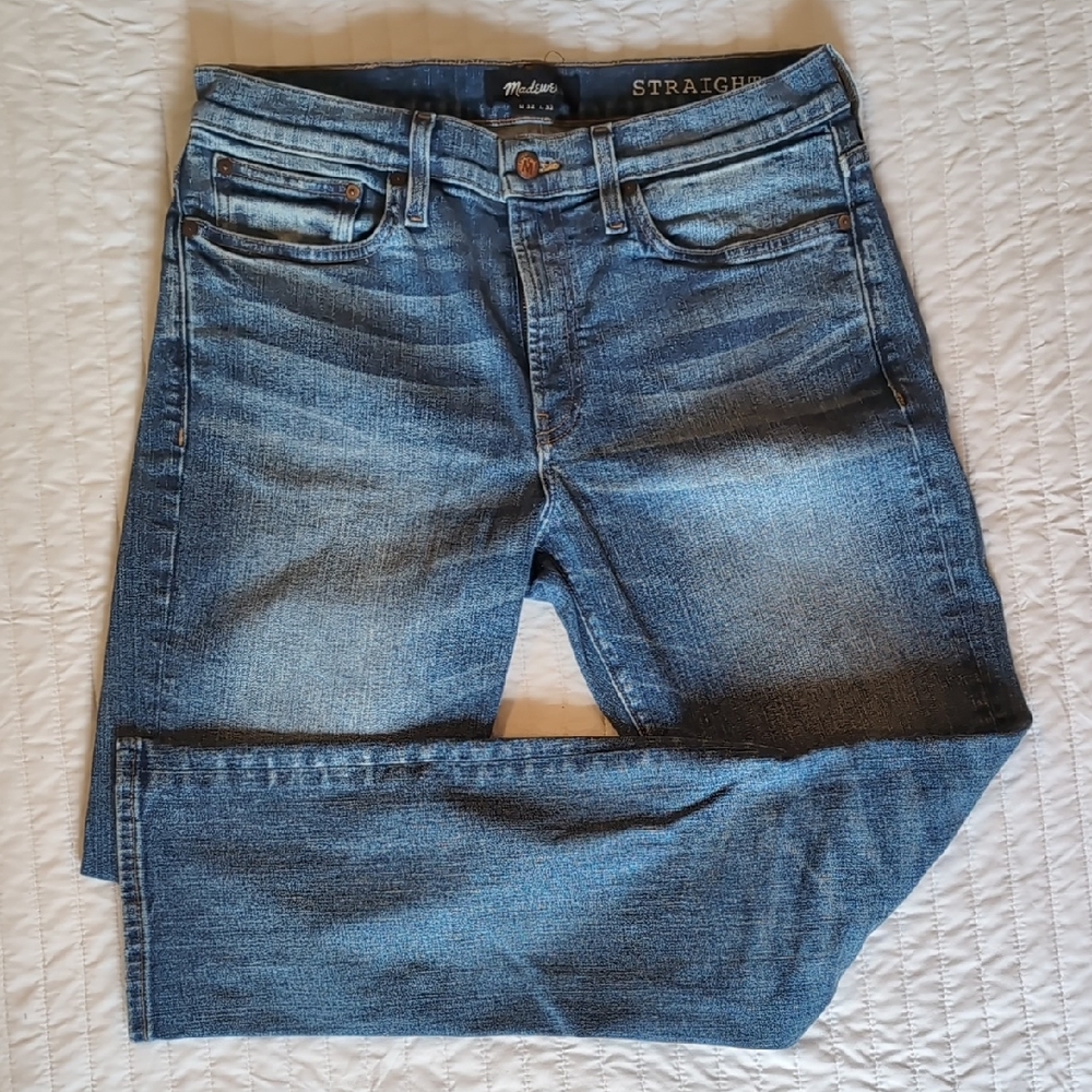 32x32 RARE Madewell Straight Leg Denim Jeans